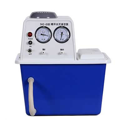 Bench top circulating water vacuum pump