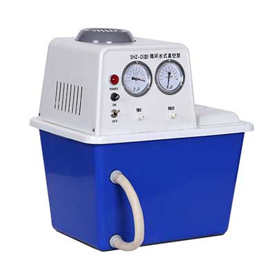 Bench top circulating water vacuum pump