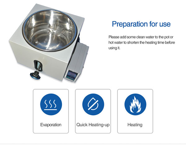 Constant temperature water and oil bath