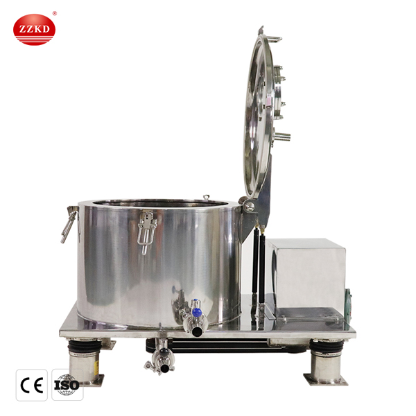 bottom discharge centrifuge machine