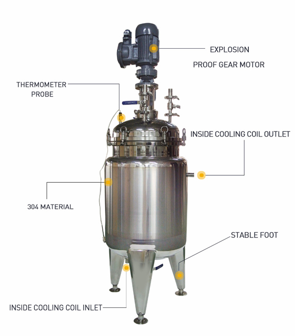 stainless steel reactor