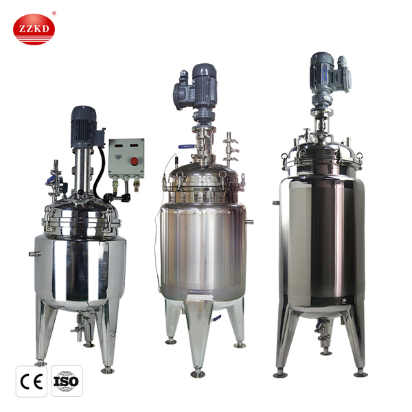 stainless steel jacketed reactor