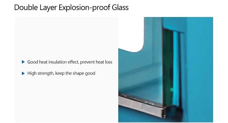 double layer explosion-proof glass