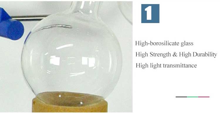 Short-path distillation receiving bottle