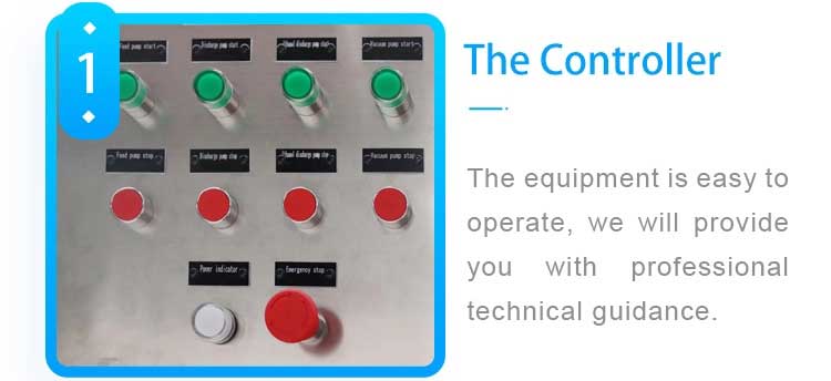 Falling film evaporator controller